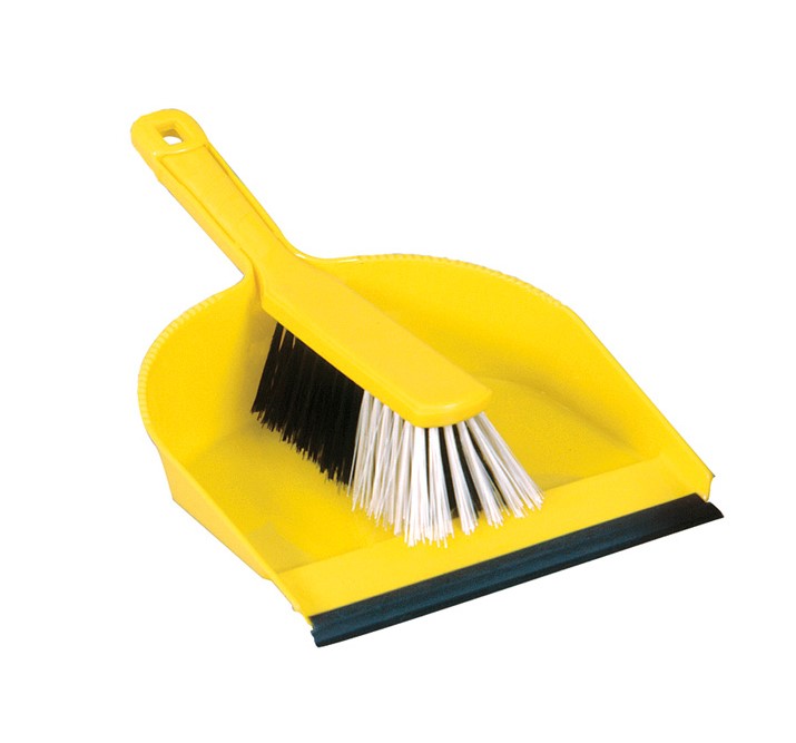 Classik Dustpan and Brush with Rubber Lip
