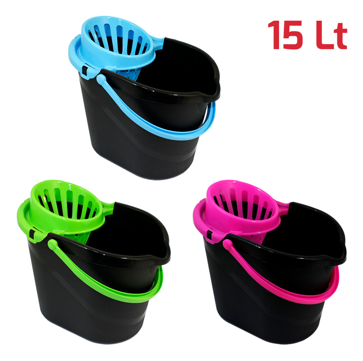 Oval Bucket 15 Liters with Wringer
